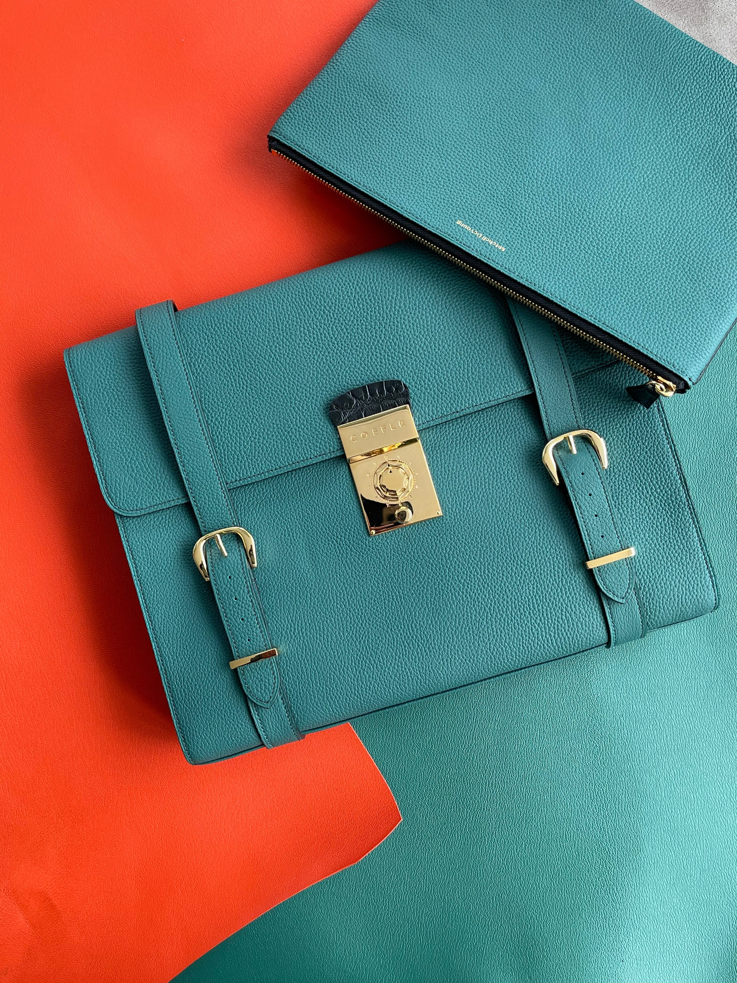 Weinheimer - "Odessa" Togo - Shrunken Calf - Luxury Leather (HIDES) - 25% OFF!