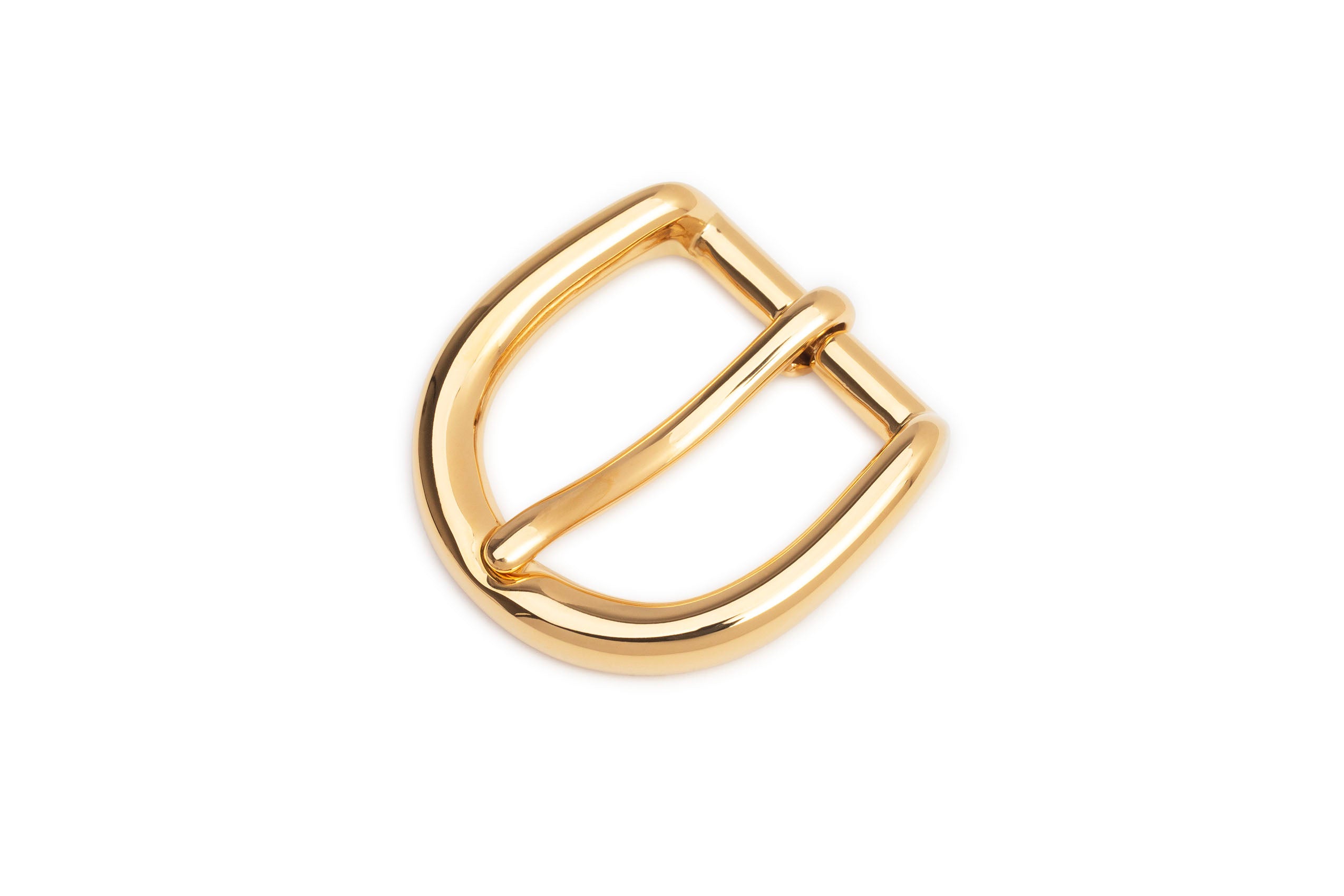 Irene - Single Prong Arched Belt Buckle (Stainless Steel)