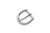 Irene - Single Prong Arched Belt Buckle (Stainless Steel)
