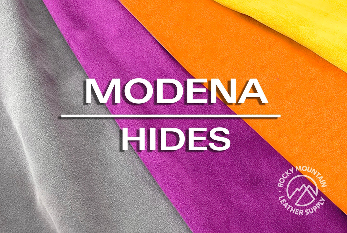 Modena 🇮🇹 - Italian "Classic" Suede Leather - Premium Tight Grain (HIDES)