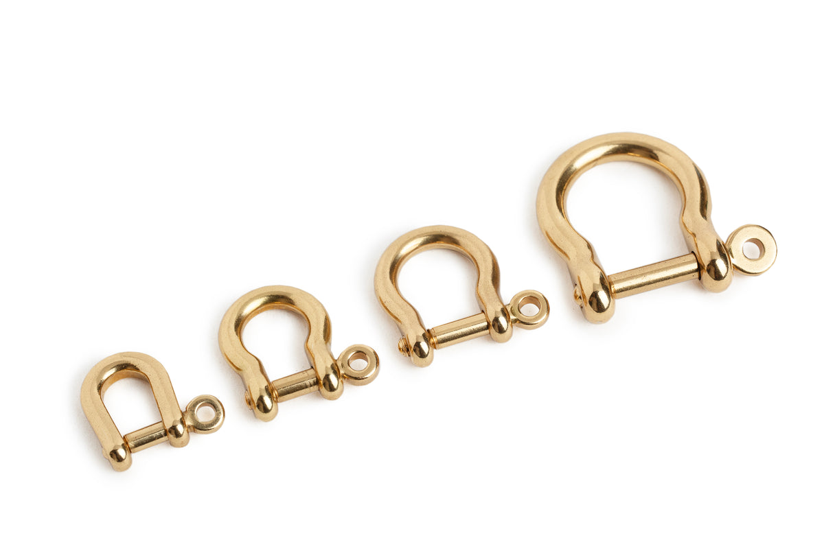 Japan Brass 🇯🇵 - Shackle Hardware (Solid Brass)