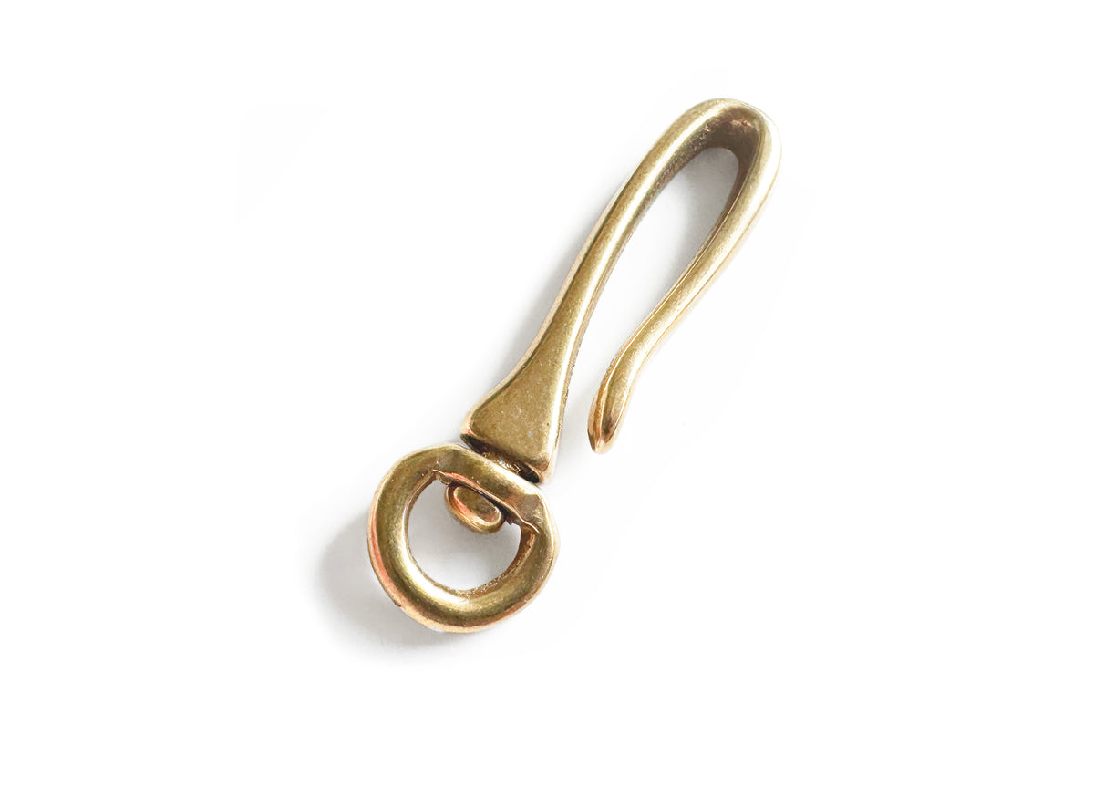 Japan Brass 🇯🇵 - "Koi" Swivel Fish Hook (Solid Brass)