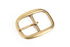 Japan Brass - "Rounded" Belt Buckle (Solid Brass)
