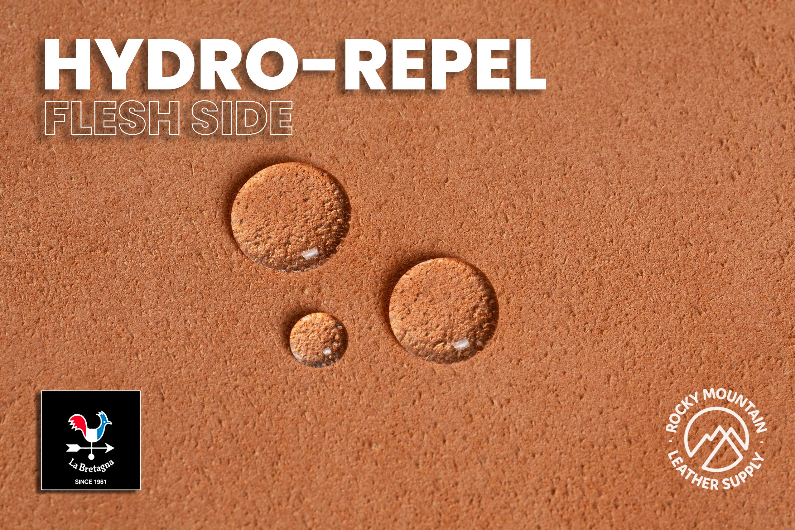 La Bretagna - Hydro Repel Pebbled - Waterproof Veg Tanned Leather (PANELS)