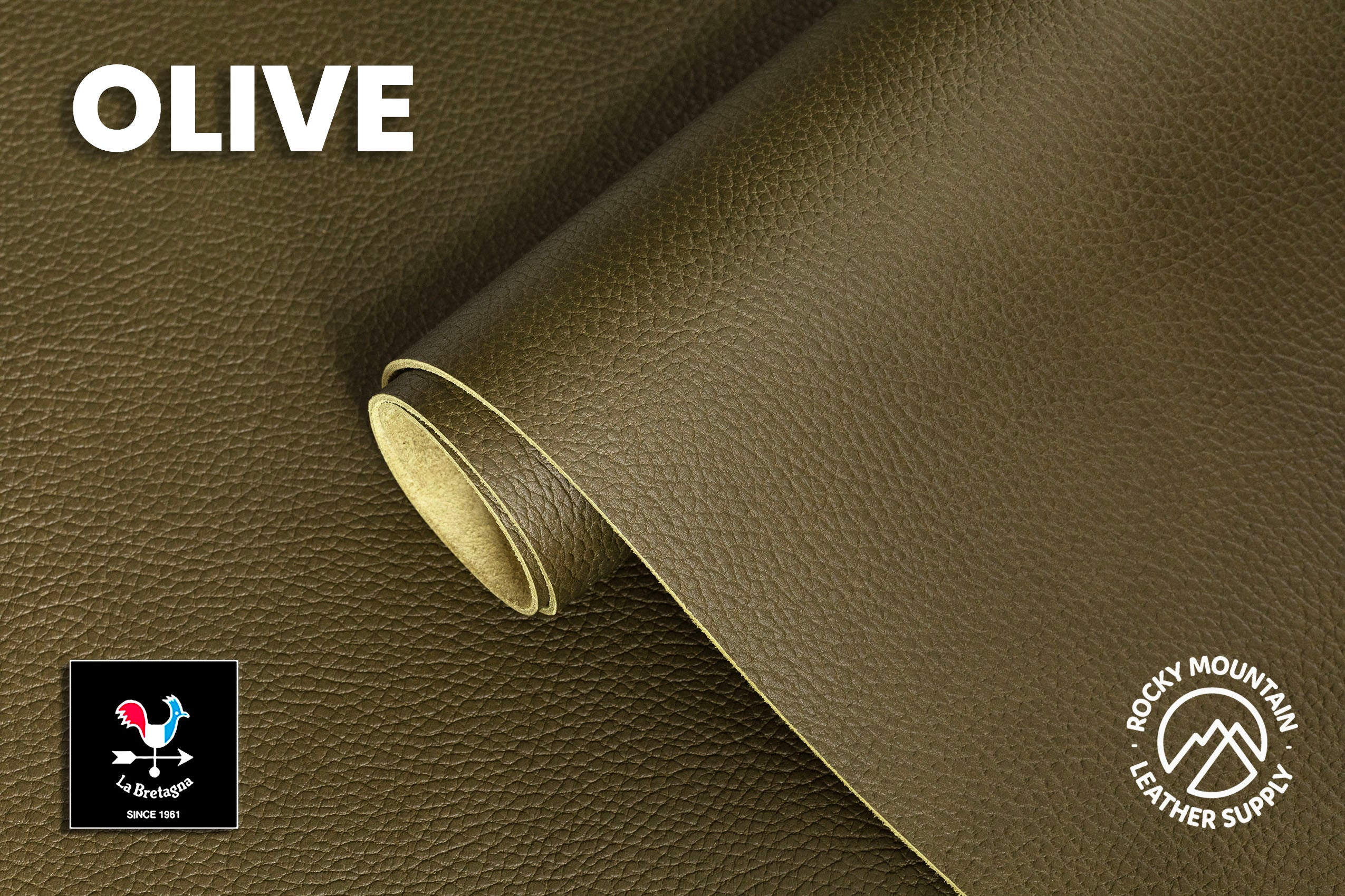 La Bretagna - Hydro Repel Pebbled - Waterproof Veg Tanned Leather (PANELS)