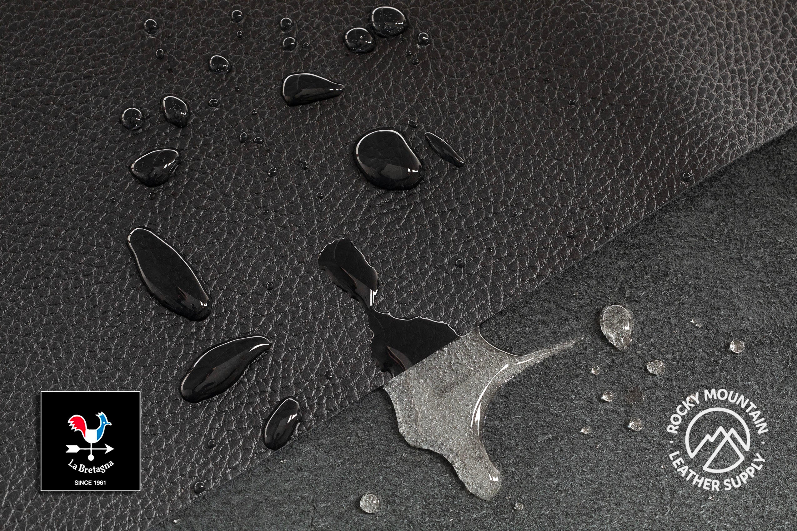 La Bretagna - Hydro Repel Pebbled - Waterproof Veg Tanned Leather (PANELS)