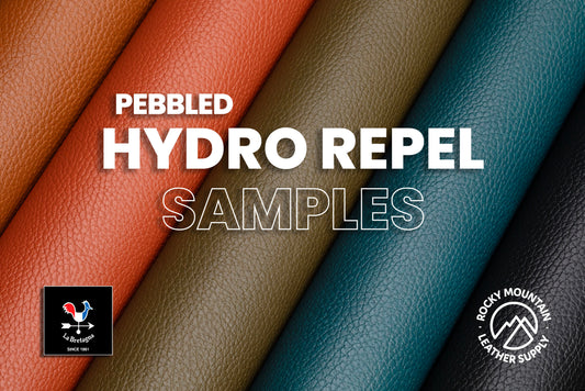La Bretagna - Hydro Repel Pebbled - Waterproof Veg Tanned Leather (SAMPLES)