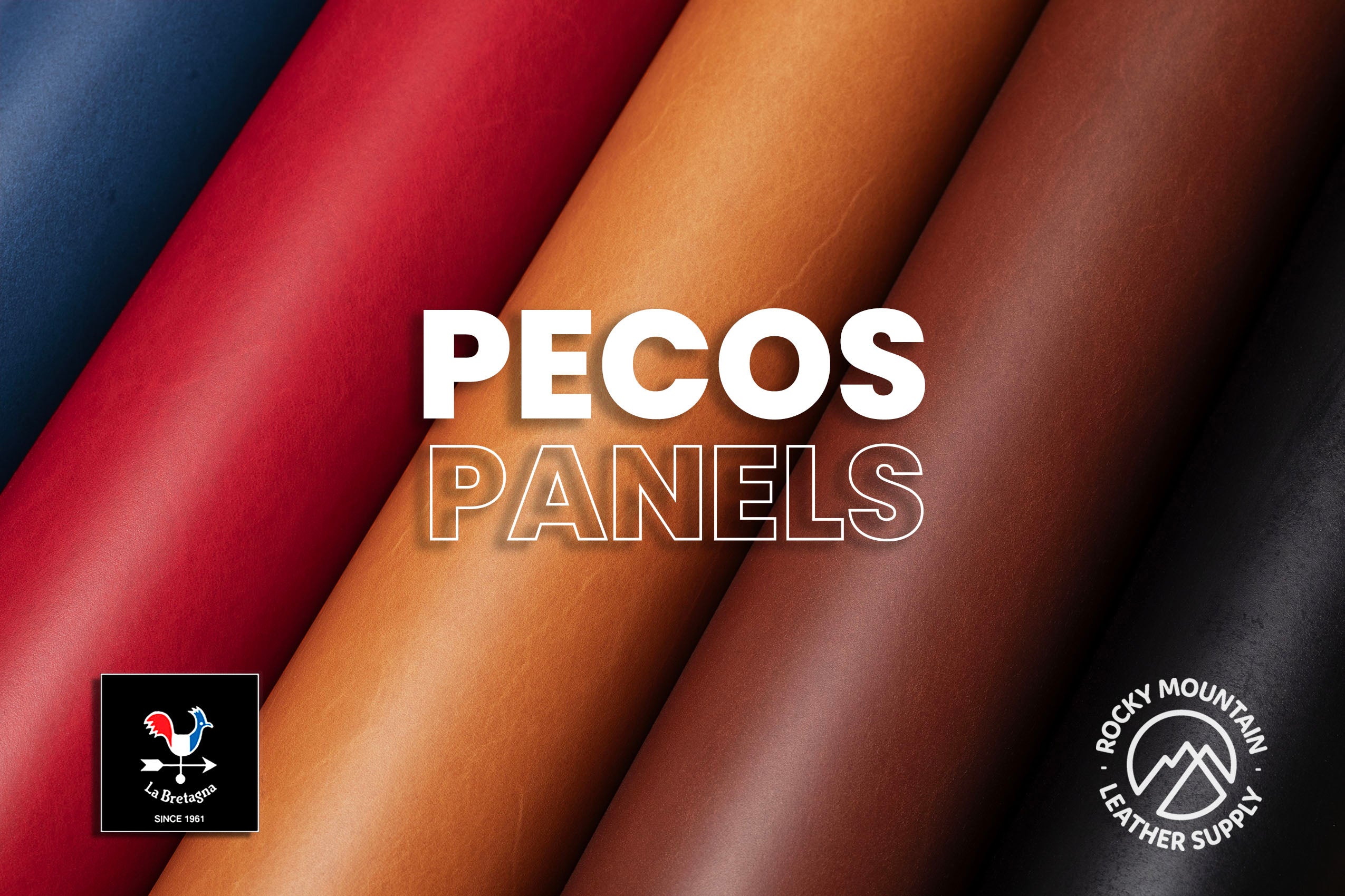 La Bretagna - Pecos - "Vacchetta" Veg Tanned Leather (PANELS)