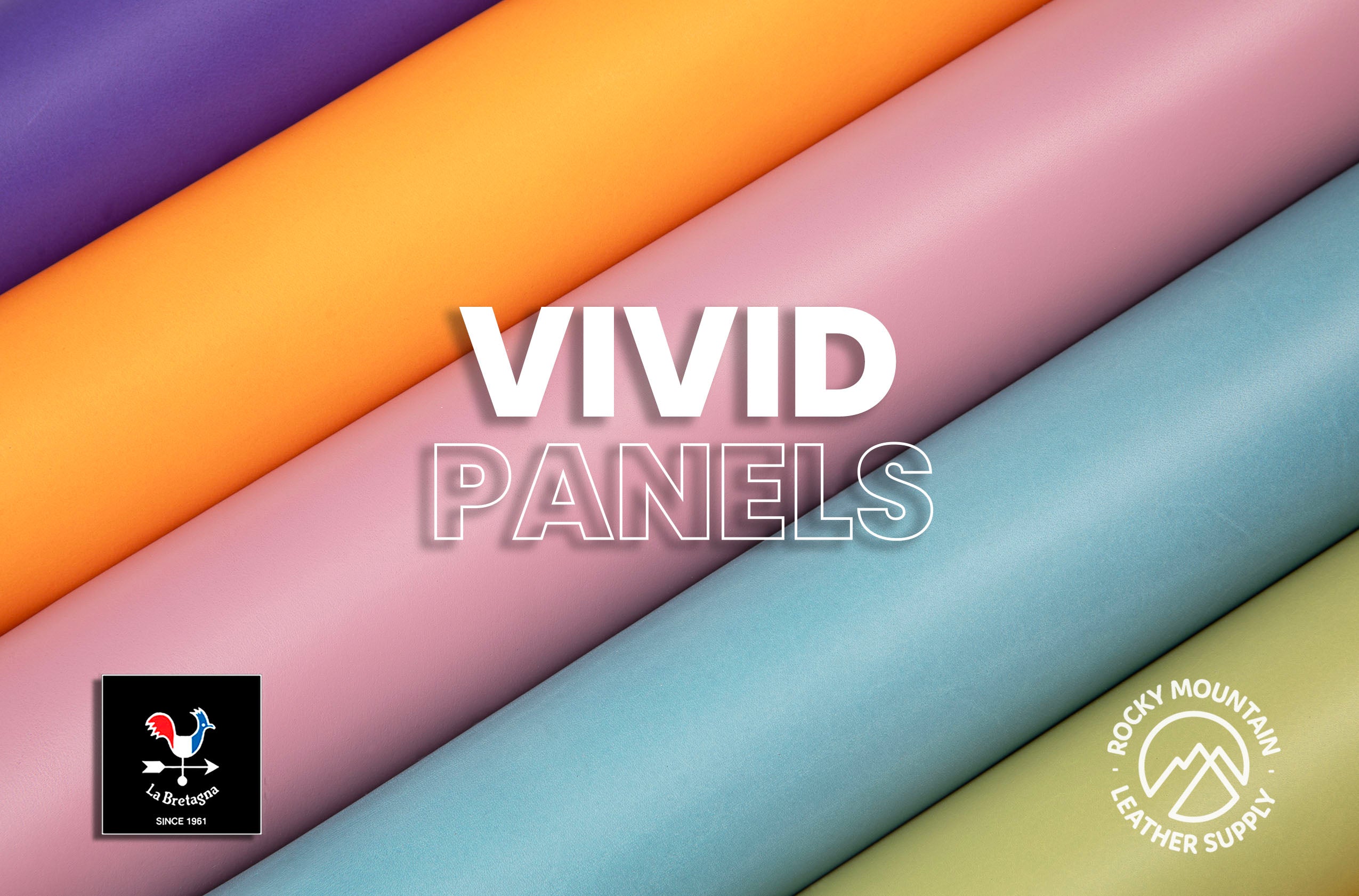 La Bretagna - Vivid - "Vacchetta" Veg Tanned Leather (PANELS)