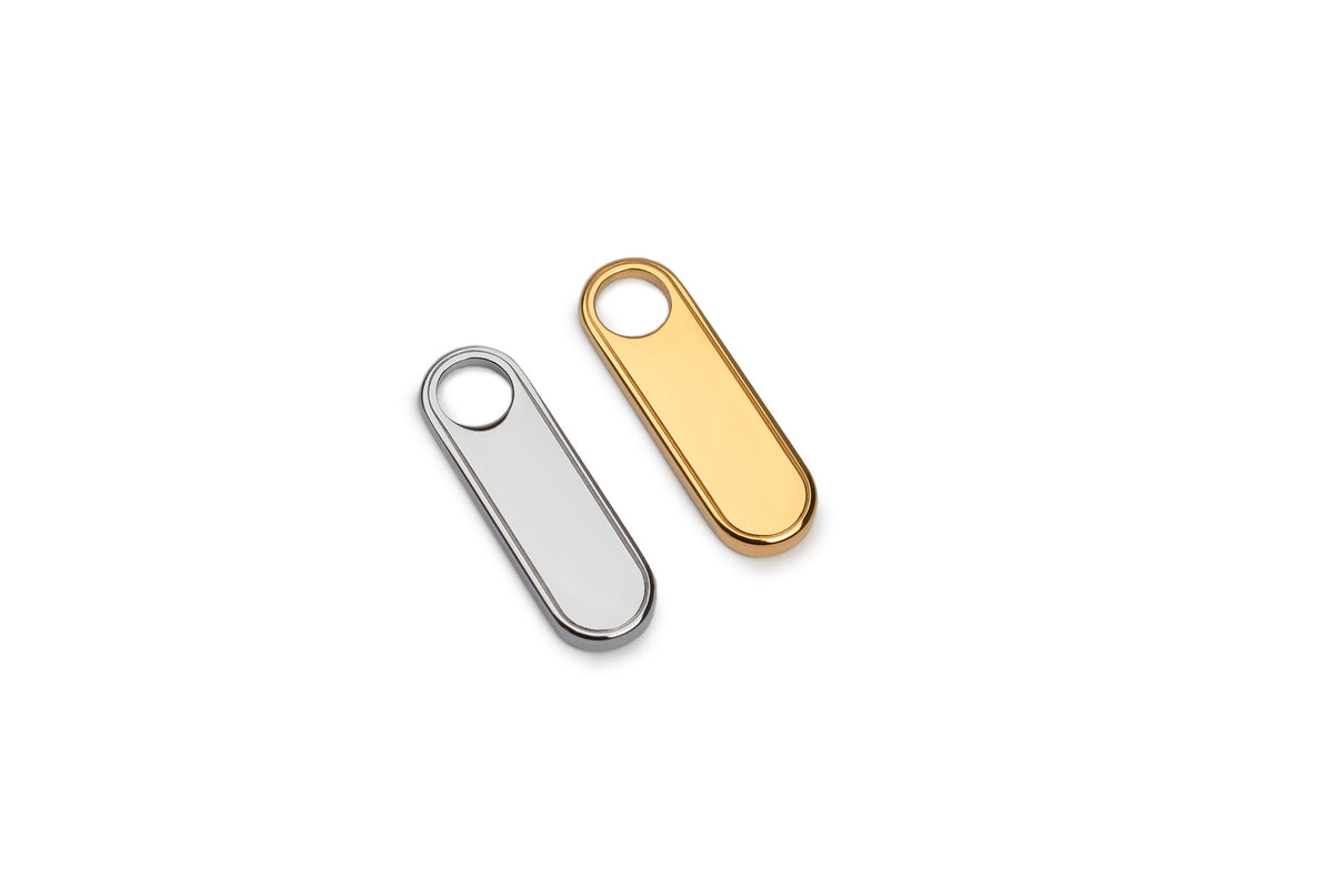 Luxury Zipper Pulls (Stainless Steel)