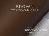 Cordovan Calf - Luxury Calfskin Leather "Finished like Shell Cordovan" (PANELS)