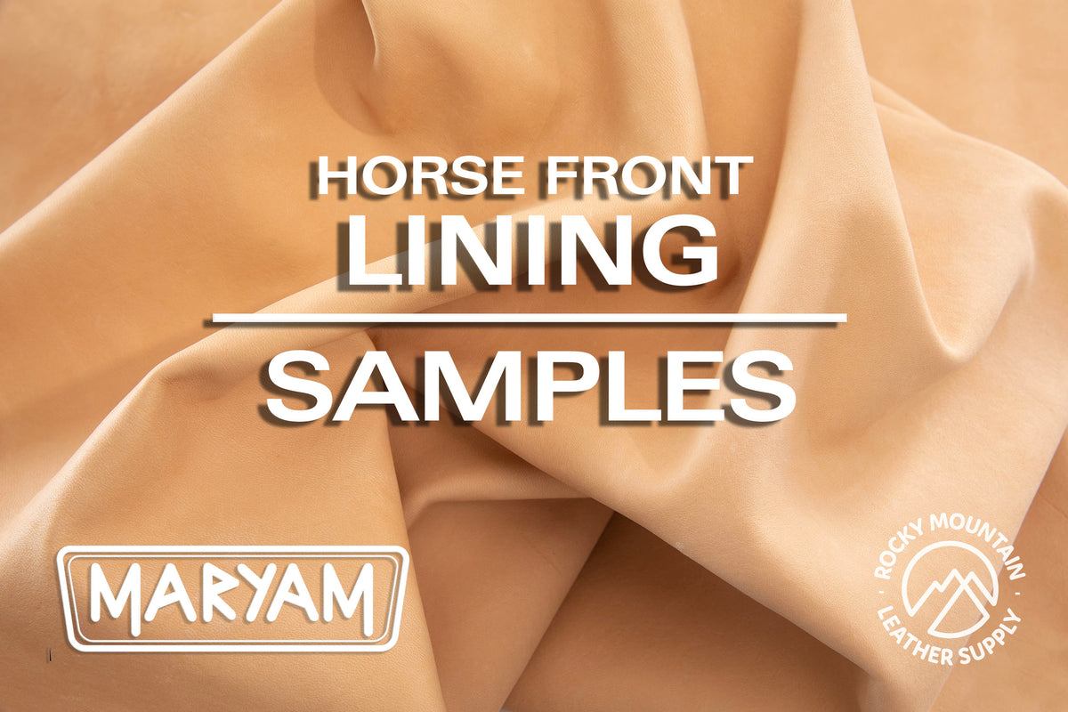 Maryam 🇮🇹 - Horse Front Lining - Veg Tanned Premium Leather (SAMPLES)