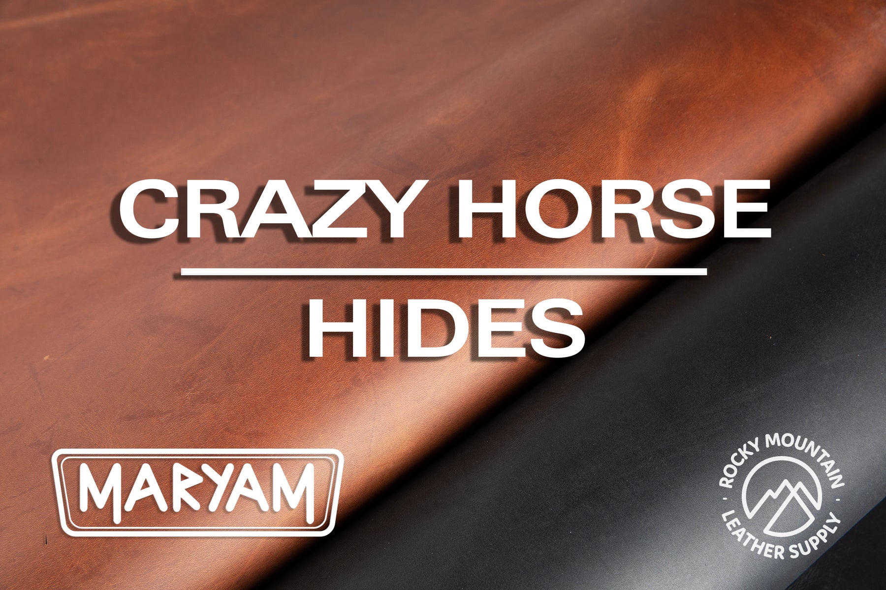 Maryam 🇮🇹 - Crazy Horse Fronts - Veg Tanned Leather (HIDES)
