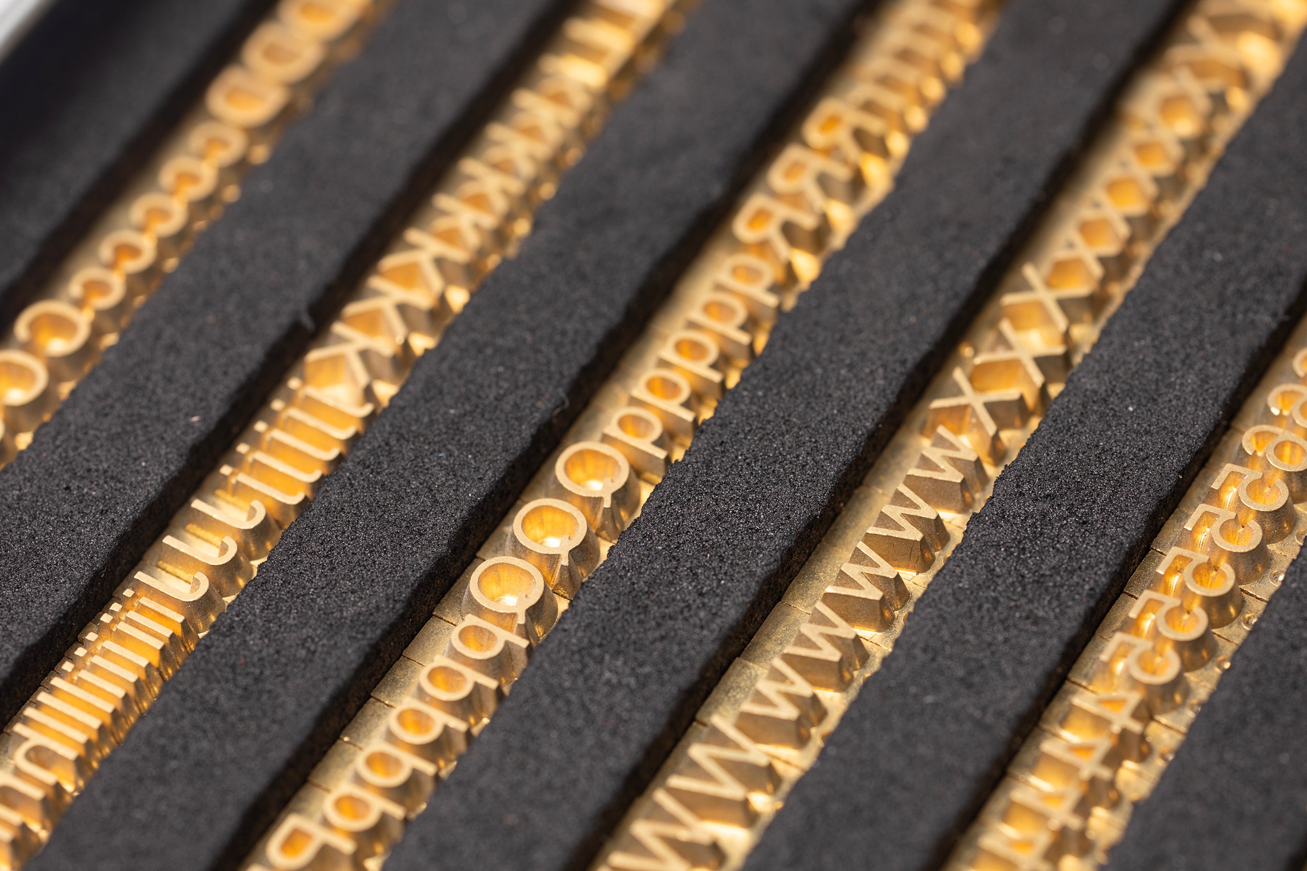 Brass Alphabet & Number Stamp Font Set (306 Pcs)