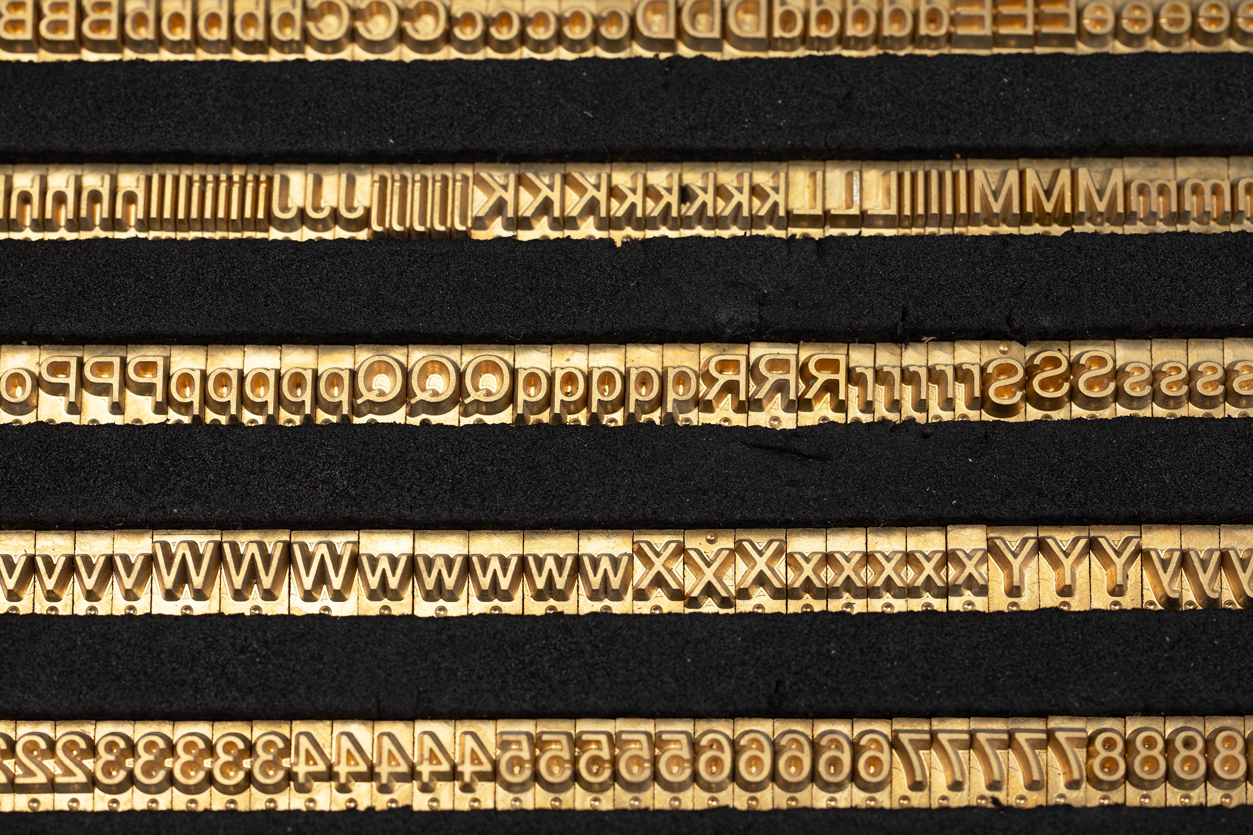Brass Alphabet & Number Stamp Font Set (306 Pcs)