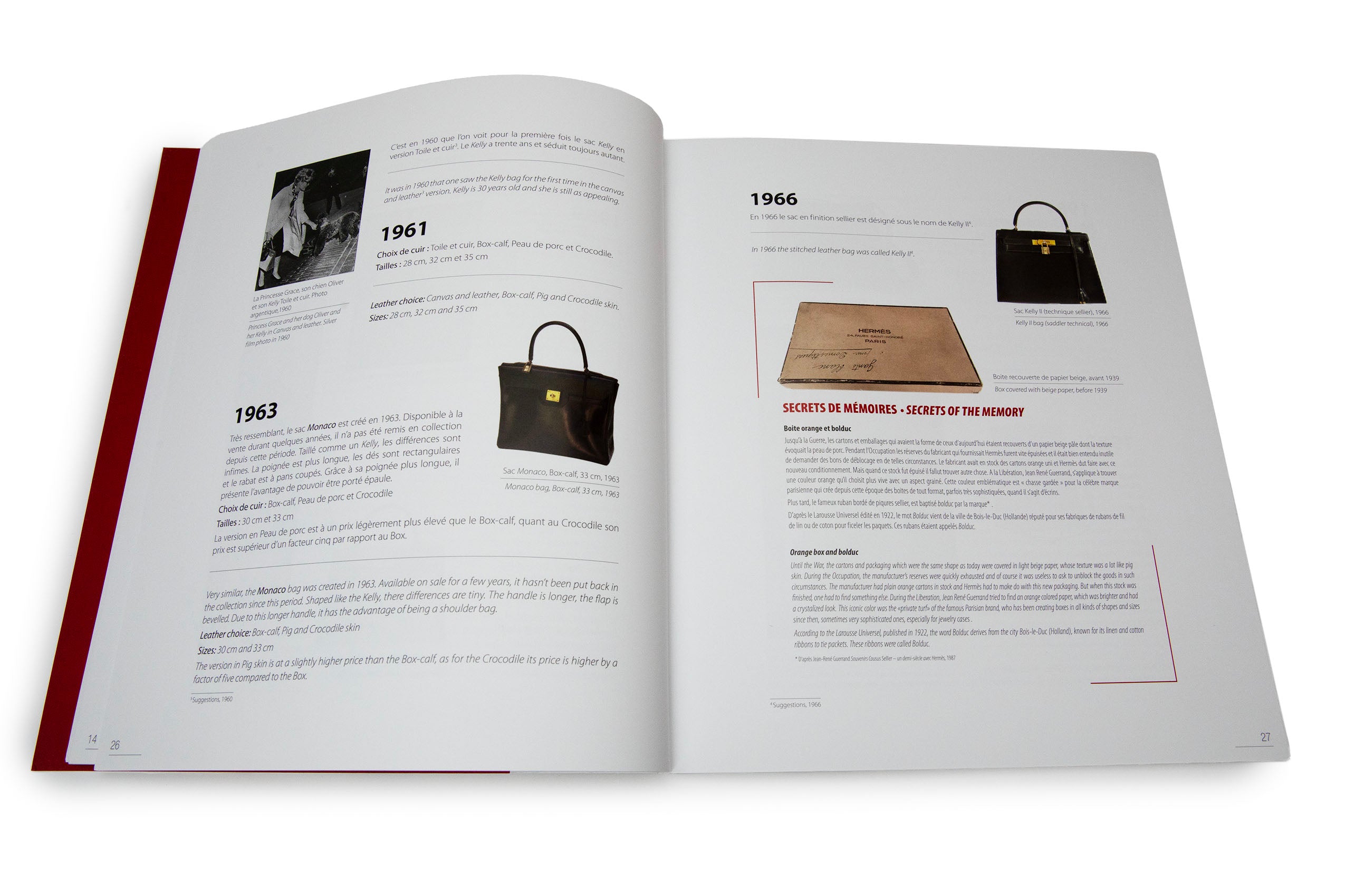 Livre "Mémoires des sacs Hermès I" - Hermes History #1 Book