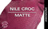 Nile Crocodile - Matte - Farm Raised / Luxury Skins - 50% OFF!