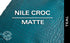 Nile Crocodile - Matte - Farm Raised / Luxury Skins - 50% OFF!
