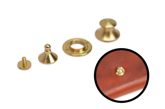 Oculus - Quick Release Snaps (Solid Brass)