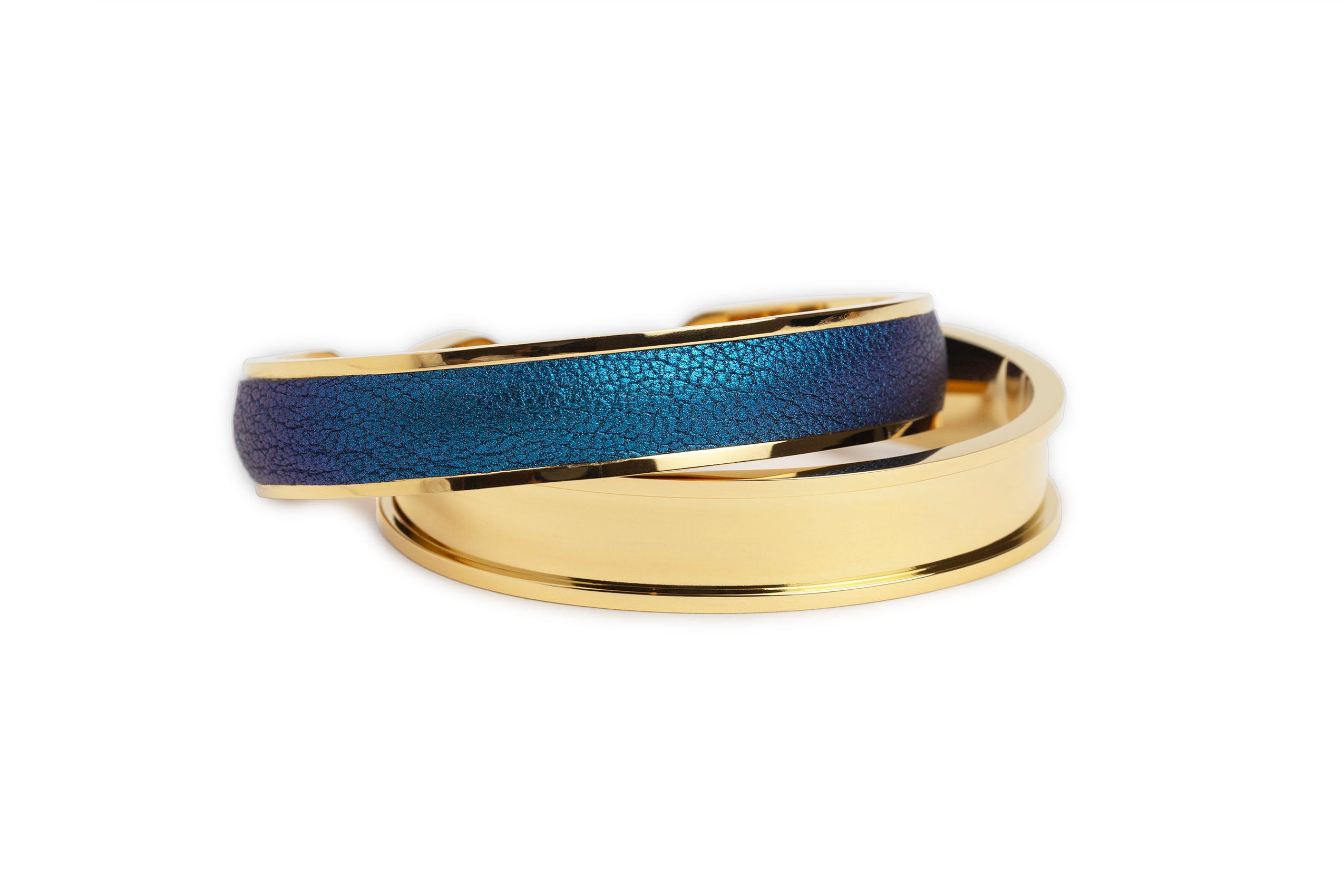 Orbis - Inlay Cuff Bracelet - Luxury Cuff Bracelet (Stainless Steel)