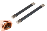 Coin Pouch Closure Hardware - Spring Steel Pressure Accessory