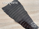 Porosus Crocodile Tails - Farm Raised (Top Quality) - Luxury Skins (Glazed Grays/Blacks)