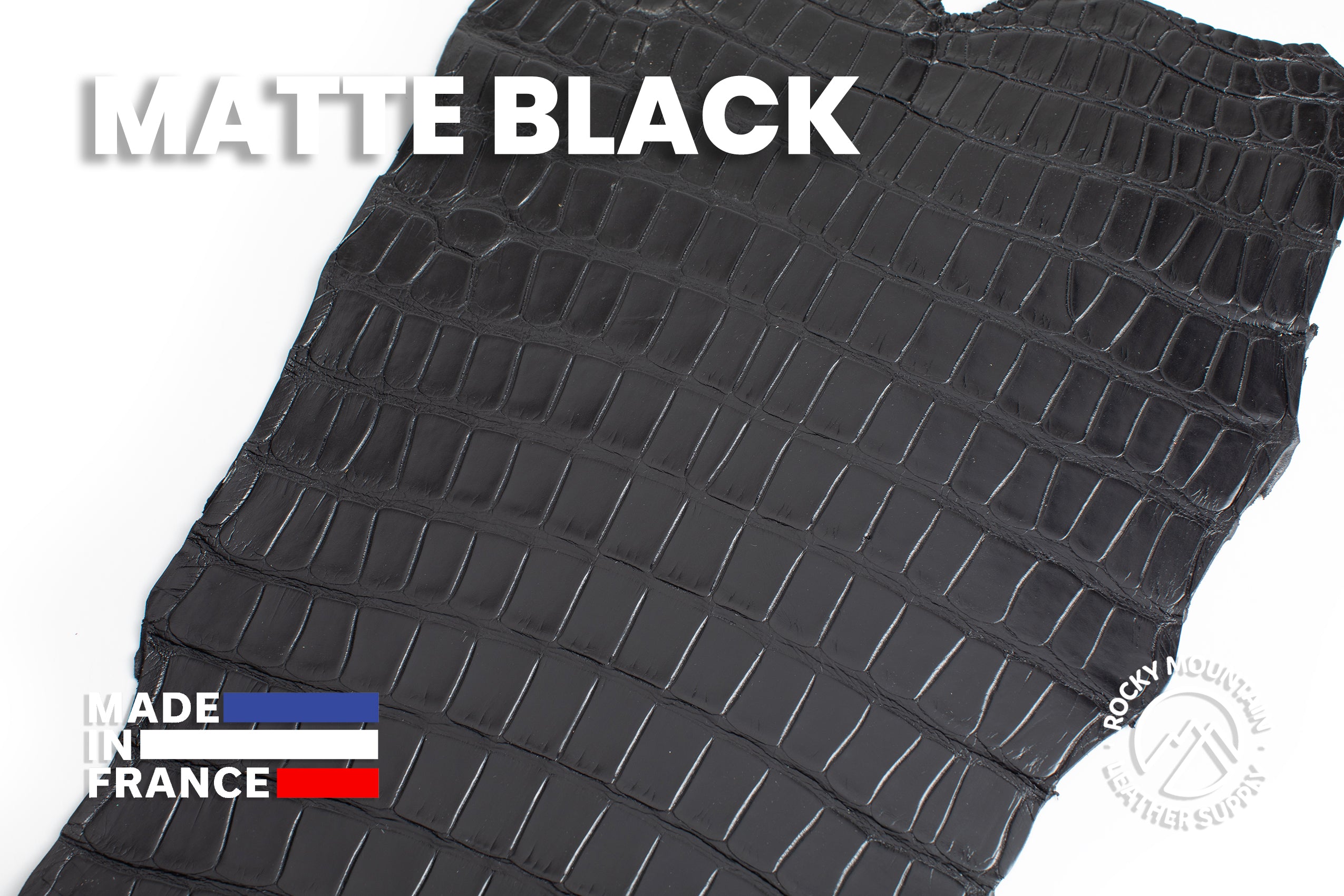Porosus Crocodile Tails - Luxury Skins (Matte Black) 50% OFF!
