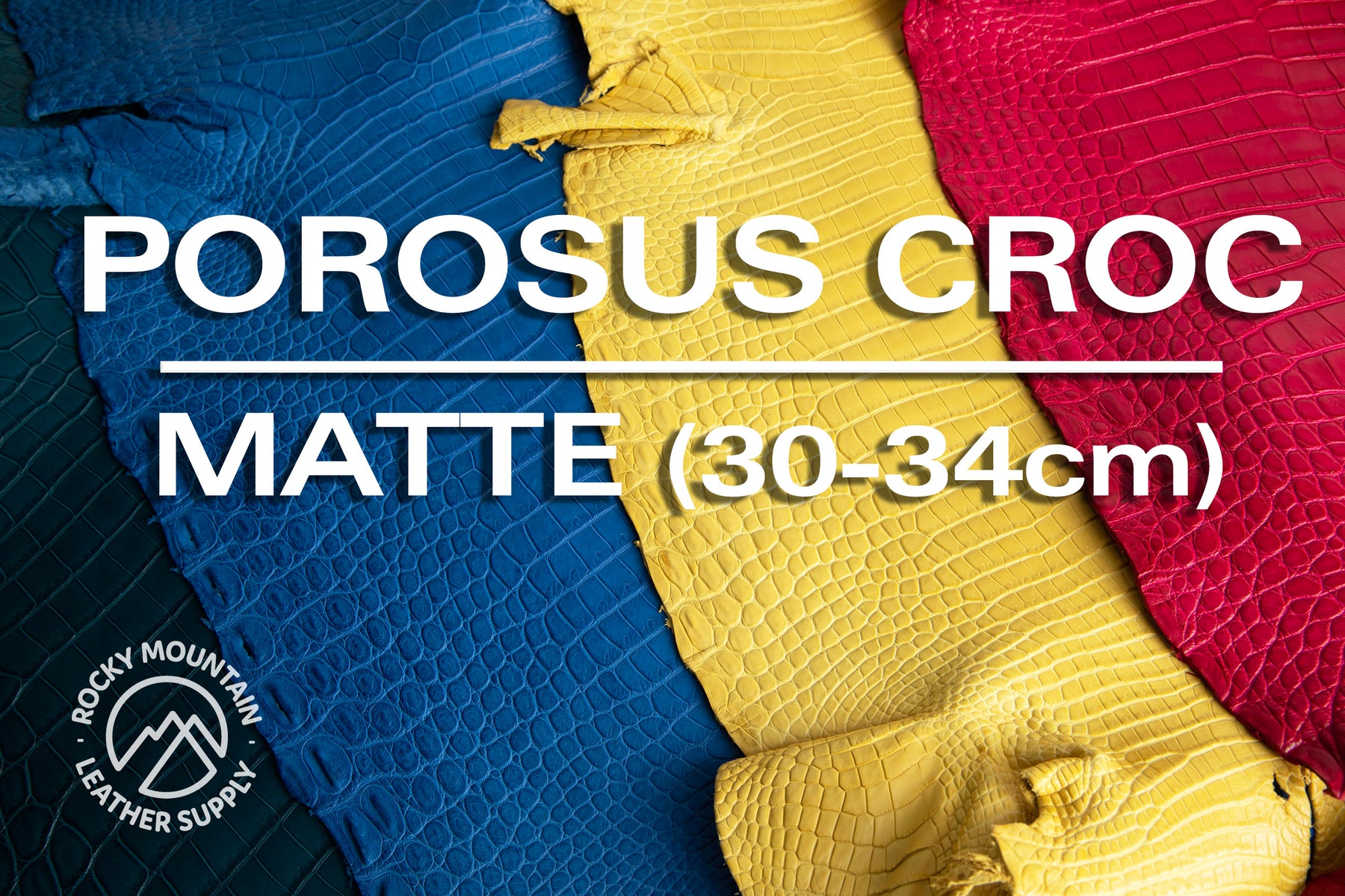 Porosus Crocodile - Matte - Farm Raised / Luxury Skins (30-34cm)