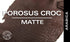 Porosus Crocodile - Matte - Farm Raised / Luxury Skins (40+cm)