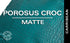 Porosus Crocodile - Matte - Farm Raised / Luxury Skins (40+cm)