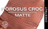 Porosus Crocodile - Matte - Farm Raised / Luxury Skins (40+cm)