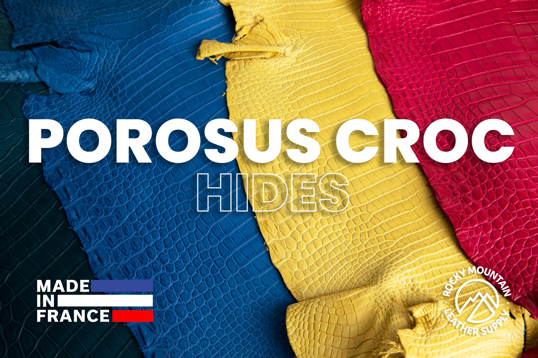 Porosus Crocodile - Matte - Farm Raised / Luxury Skins (35-39cm)