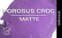 Porosus Crocodile - Matte - Farm Raised / Luxury Skins - 50% OFF!