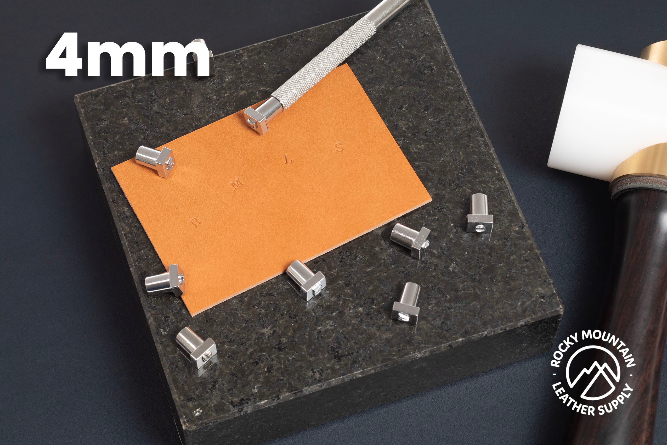 Economy Steel Alphabet & Number Stamp Set