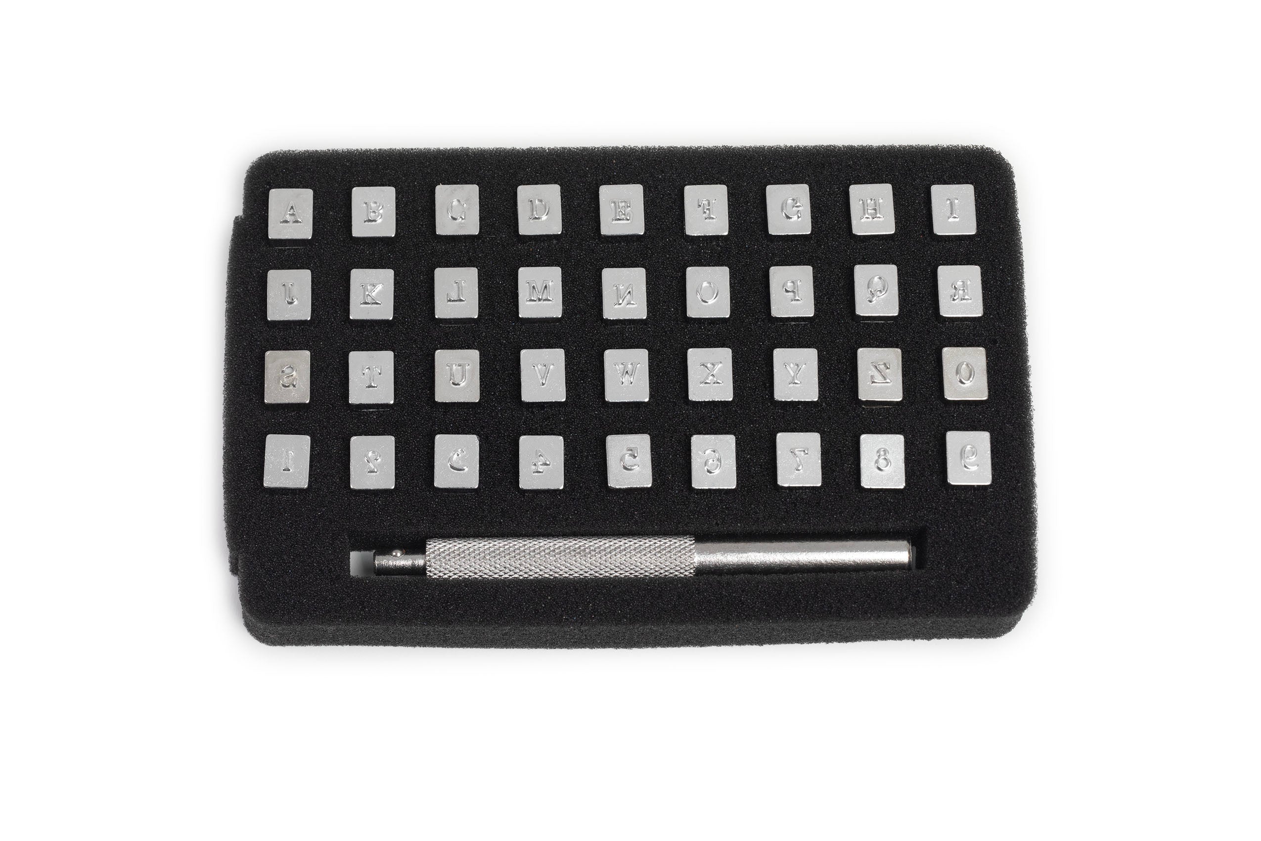 Economy Steel Alphabet & Number Stamp Set