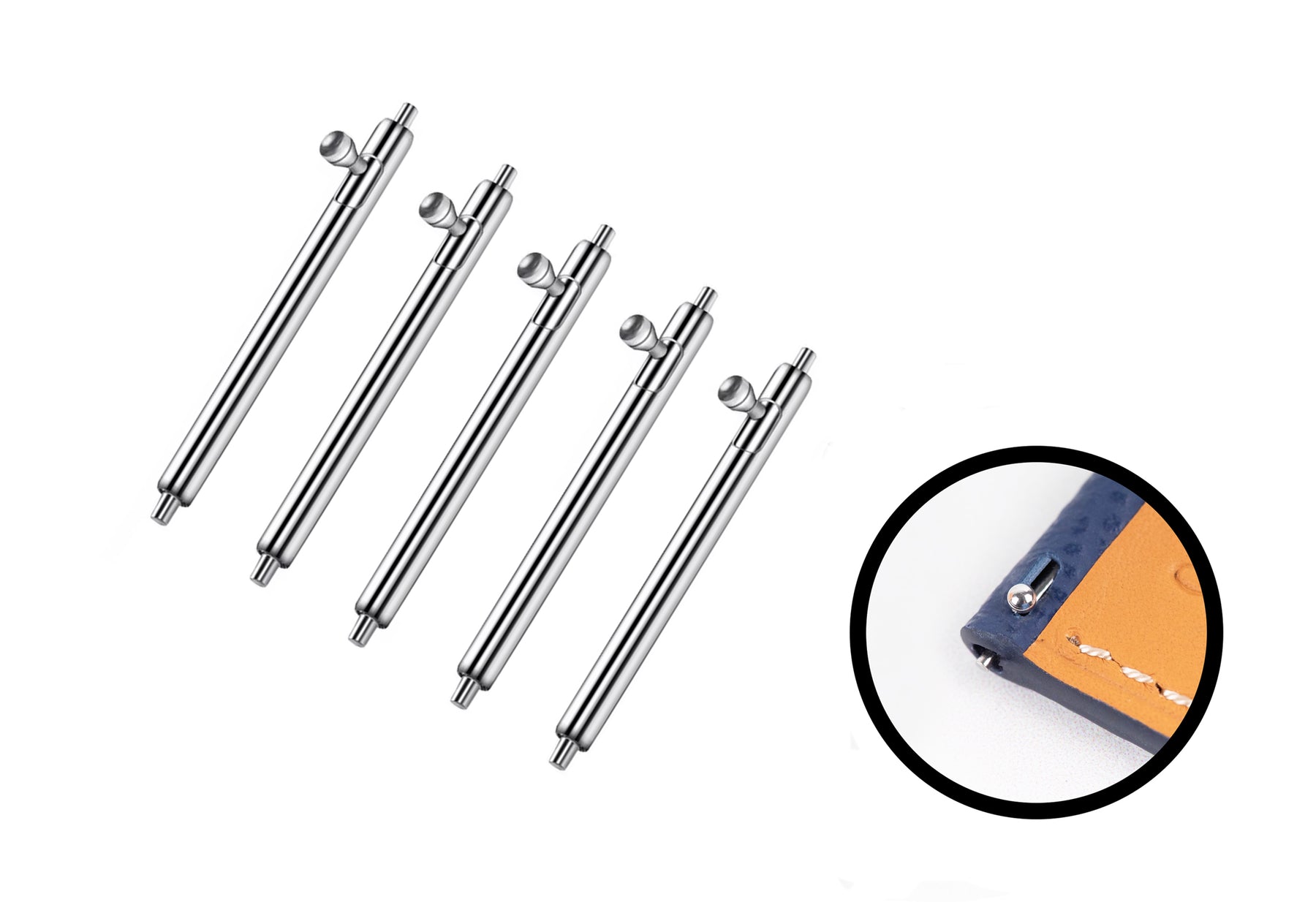 Quick Release Watch Strap Pins - 10 Pack