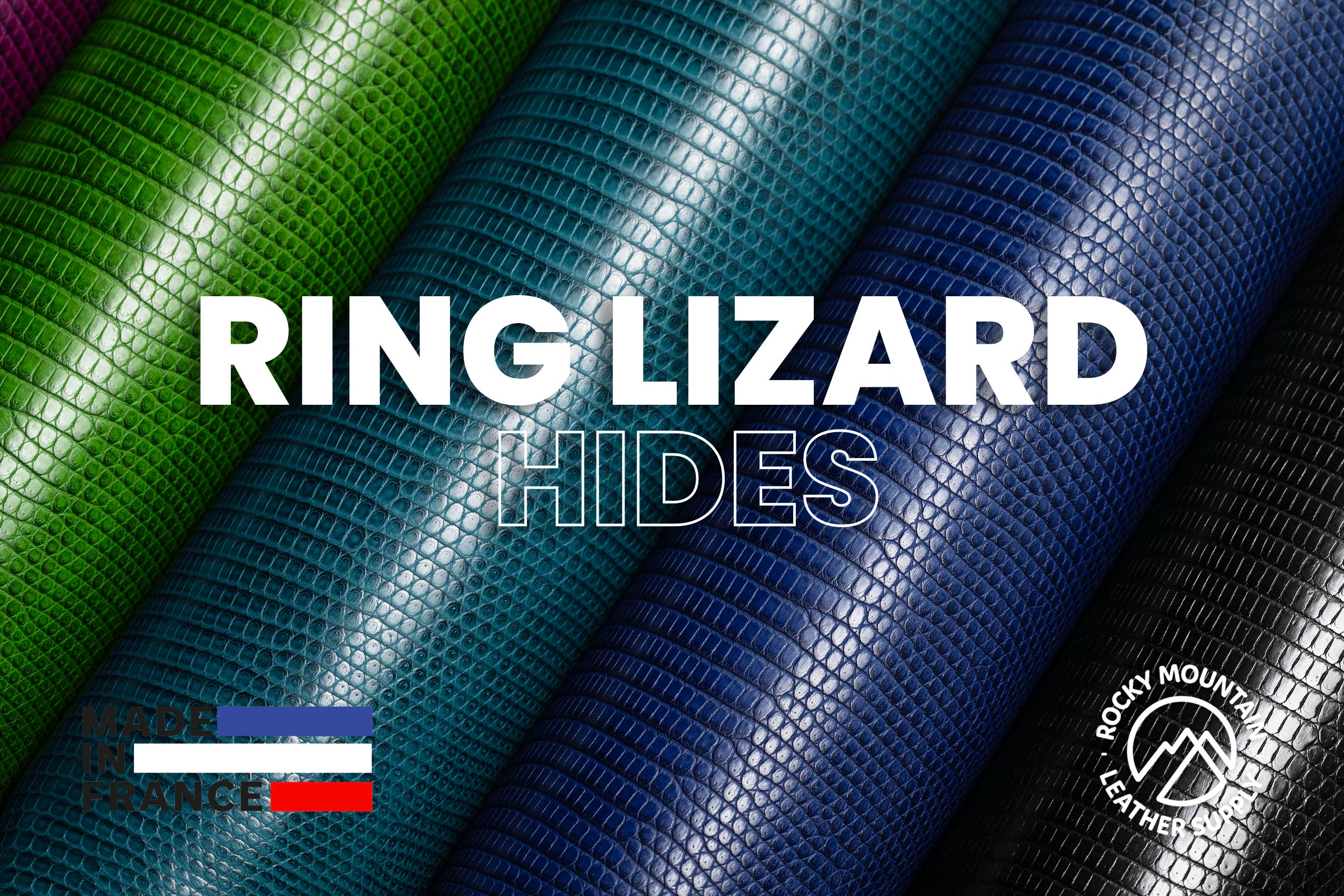 Ring Lizard - Back Cut - Exotic Leather (HIDES)