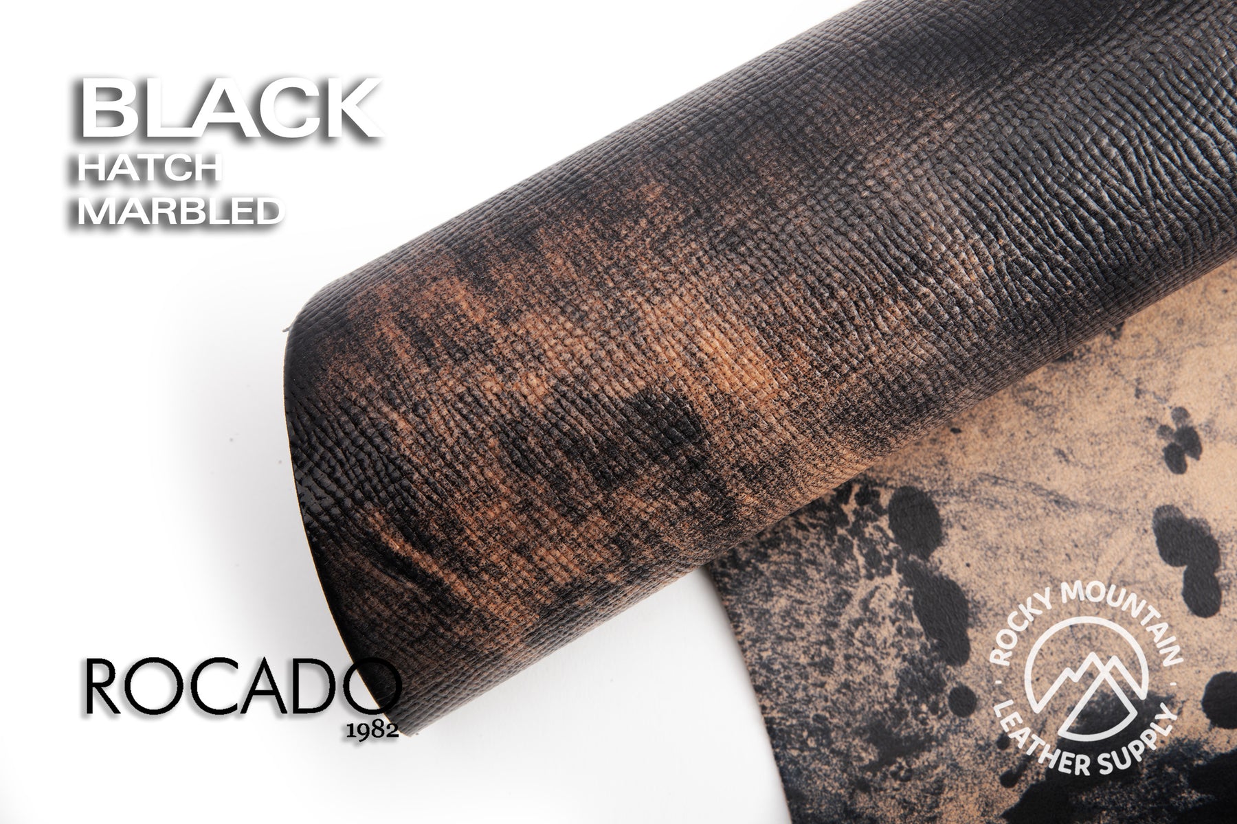 Rocado - "Hatch Marbled" Shell Cordovan - Veg Tanned (Black)