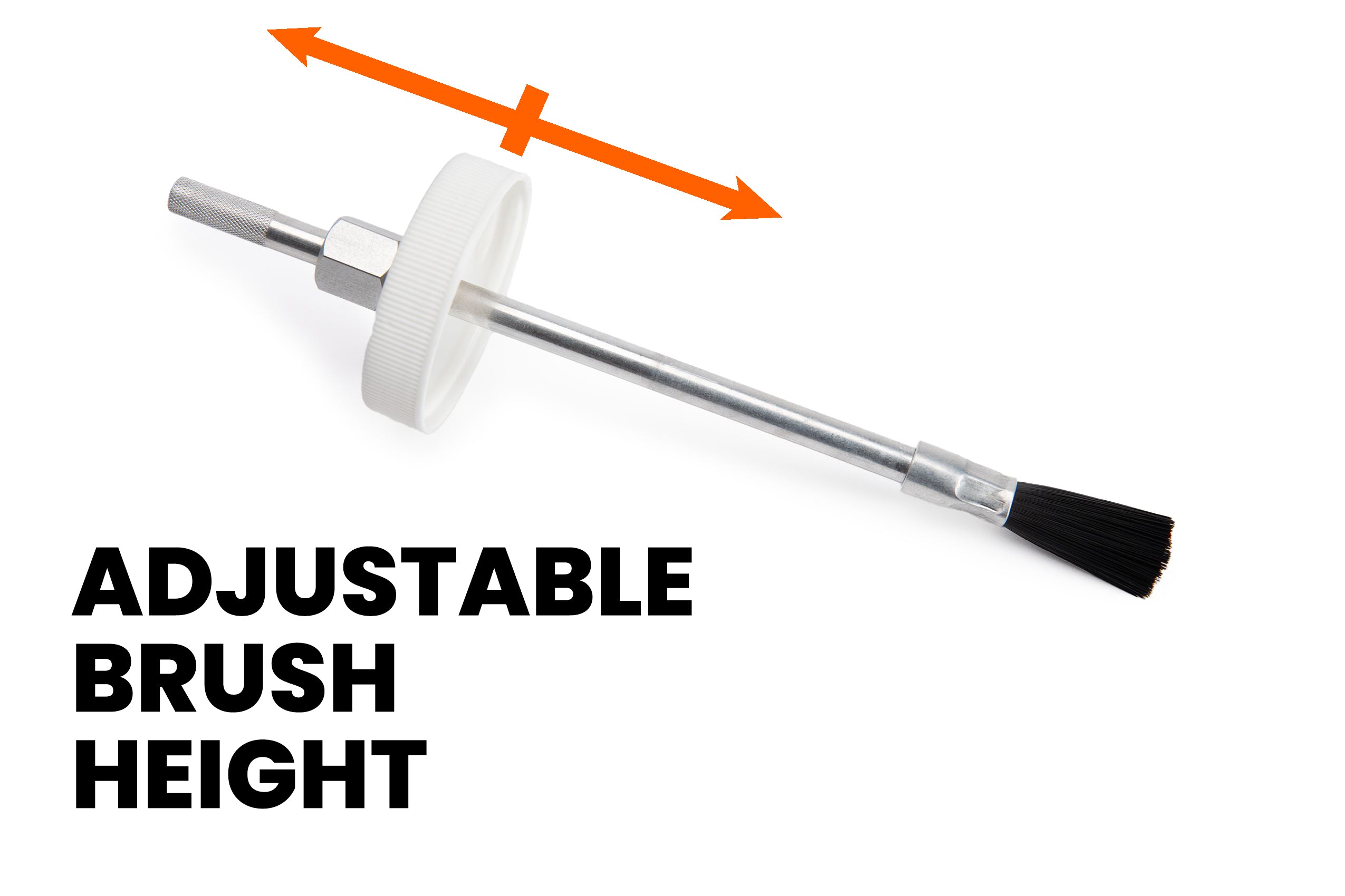 Airtight Glass Glue Container + Adjustable Brush
