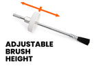 Airtight Glass Glue Container + Adjustable Brush