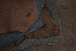 Wild Cape Buffalo - Rustic Double Tone Leather (SAMPLES)