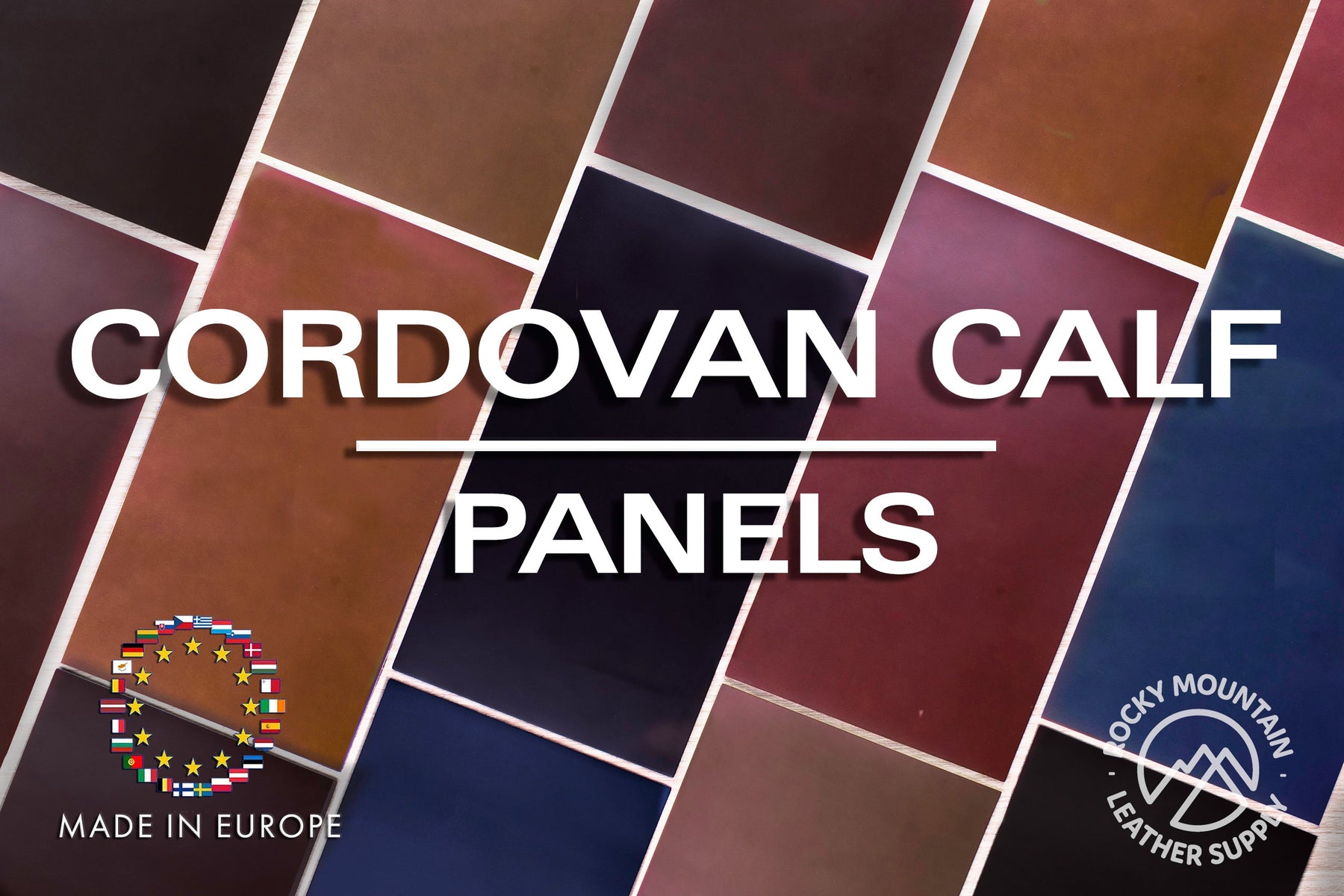Cordovan Calf 🇪🇺 - Luxury Calfskin Leather "Finished like Shell Cordovan" (PANELS)