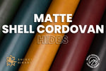 Shinki Hikaku - "Matte" Shell Cordovan - Veg Tanned (Black)