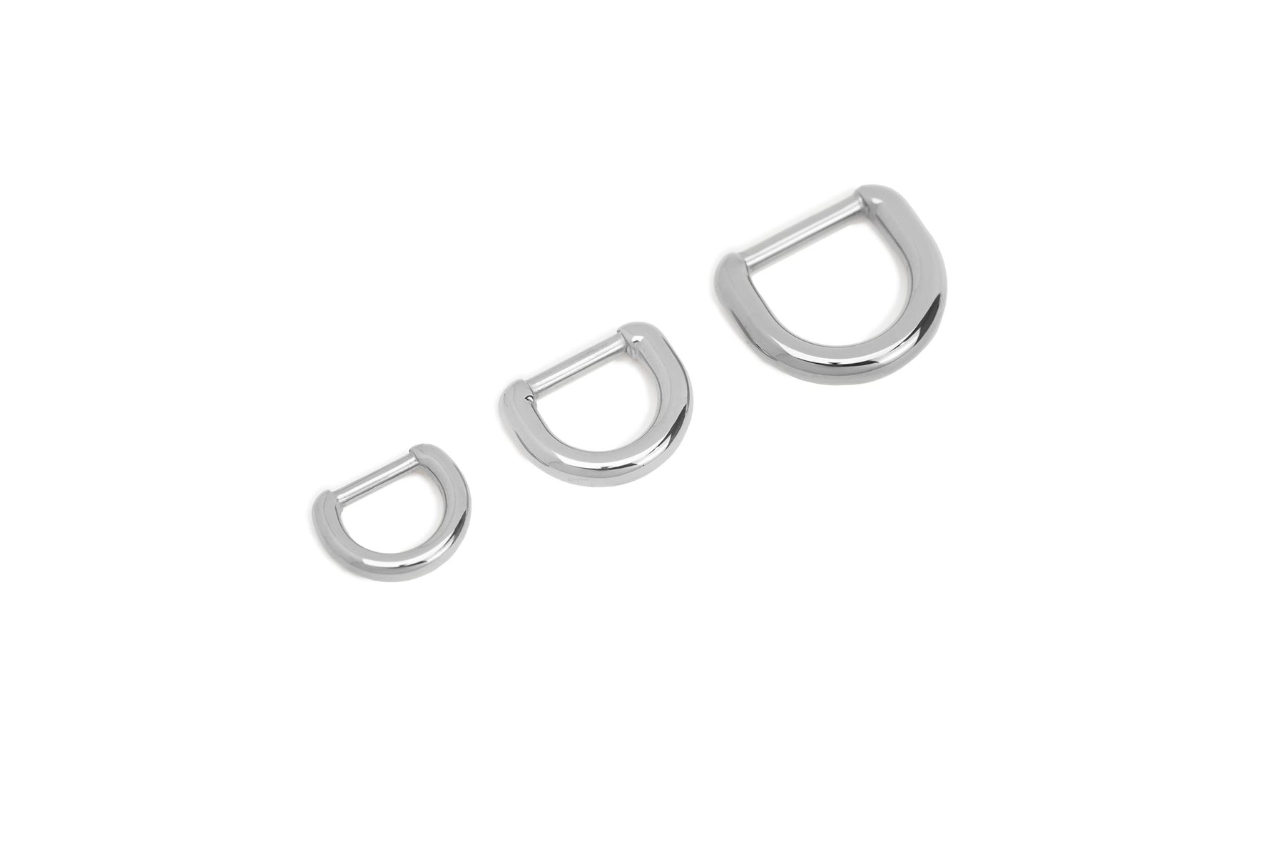 Daphne "Thin Base" - Luxury D Rings (Stainless Steel)