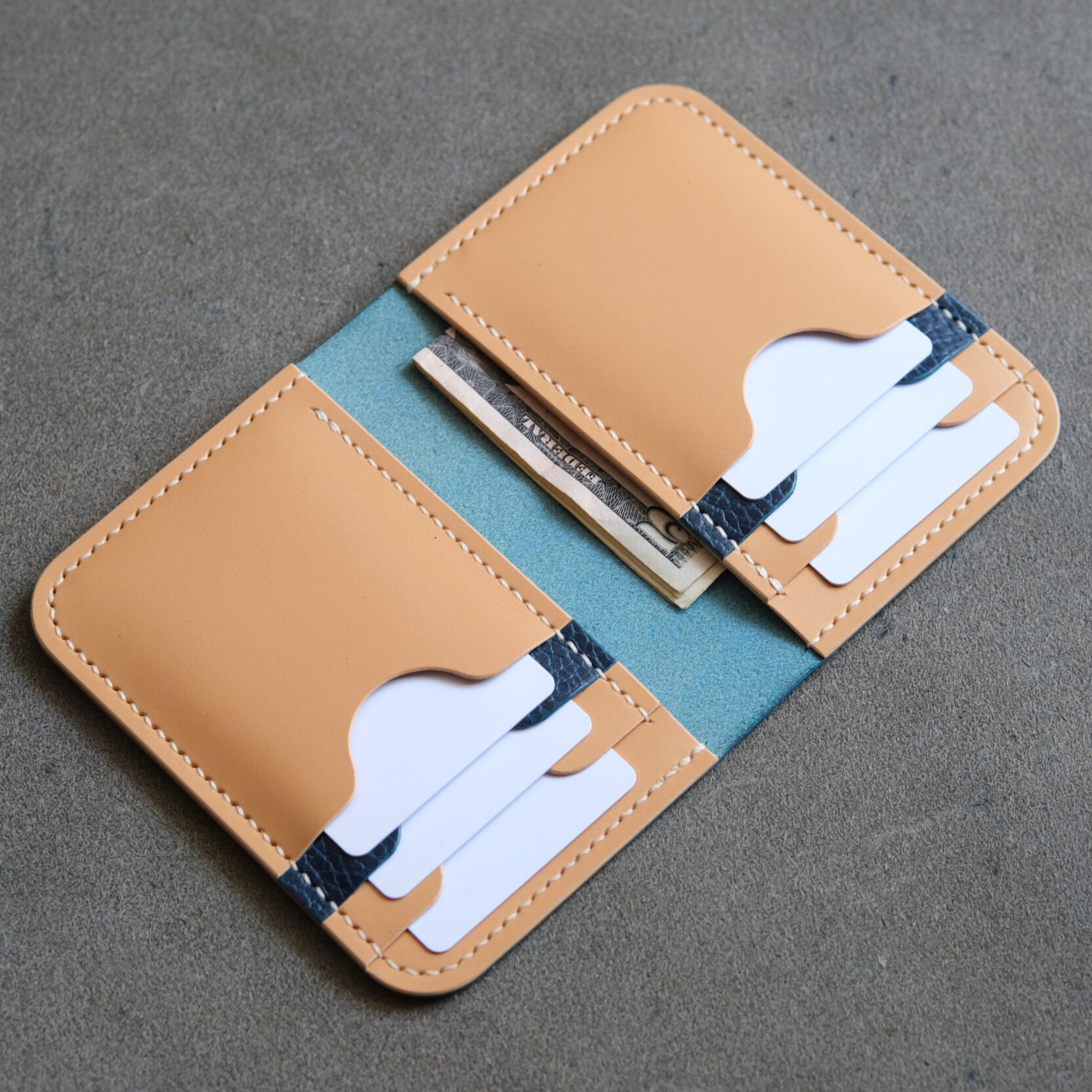 DQB-18 Short Wallet Acrylic Template Wallet Leather Pattern