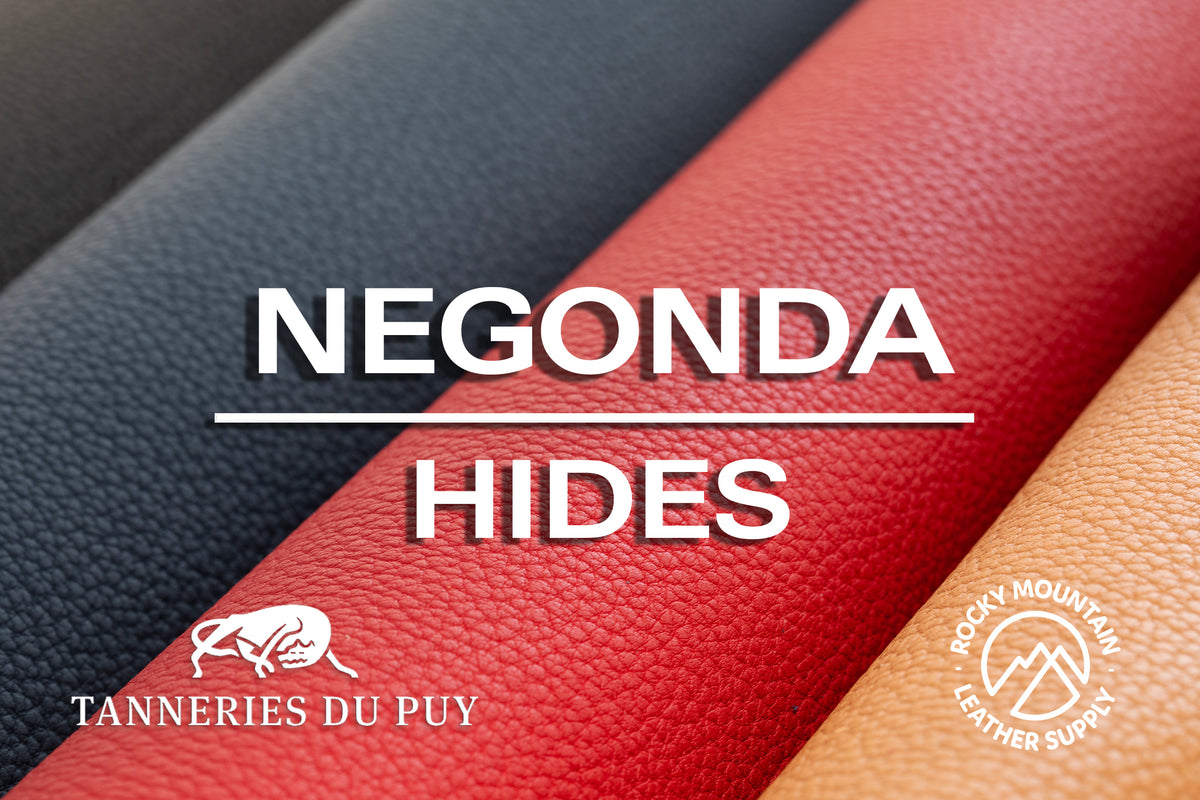 Tanneries Du Puy 🇫🇷 - Negonda - Luxury Shrunken Calf Leather (HIDES)