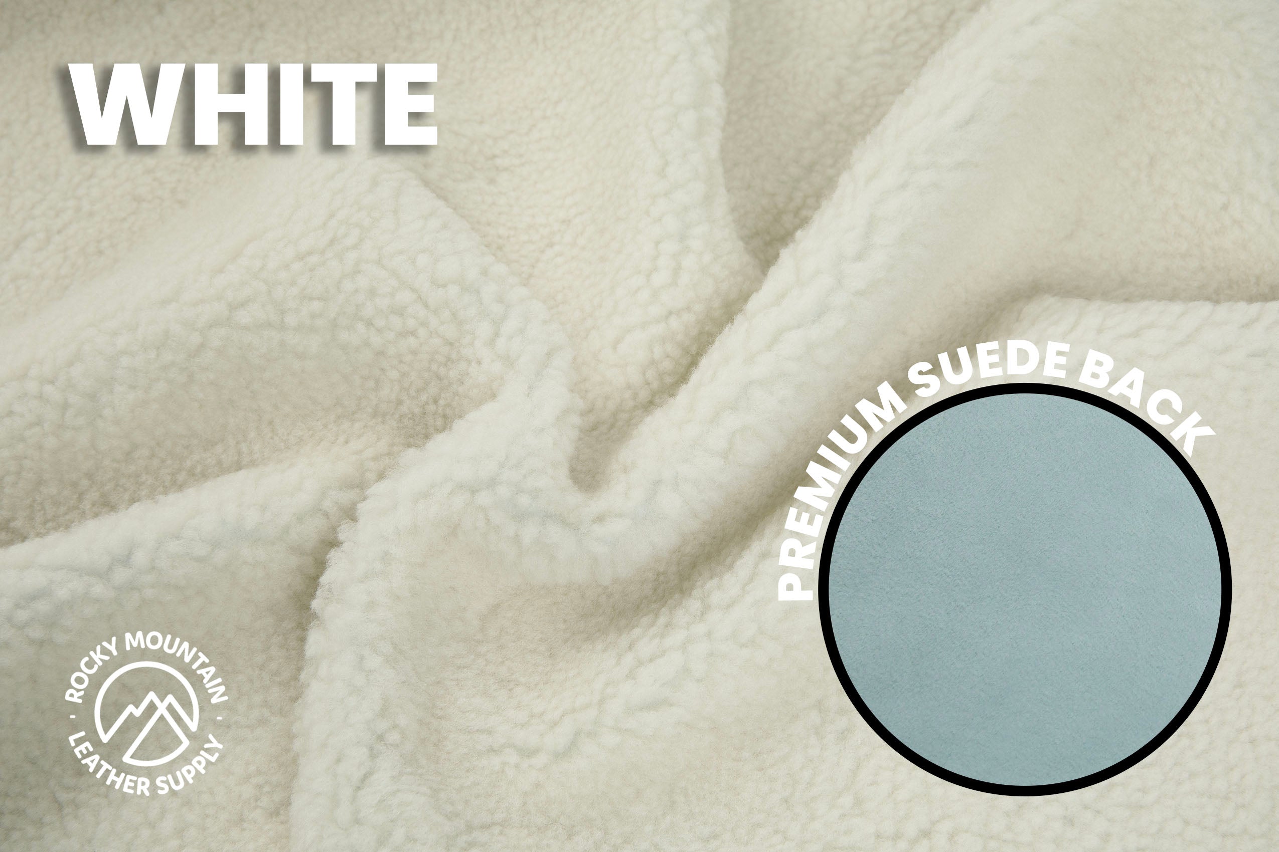 Curly Merino Shearling "Double Face" - Luxury Lambskin Leather (HIDES) - 50% OFF!