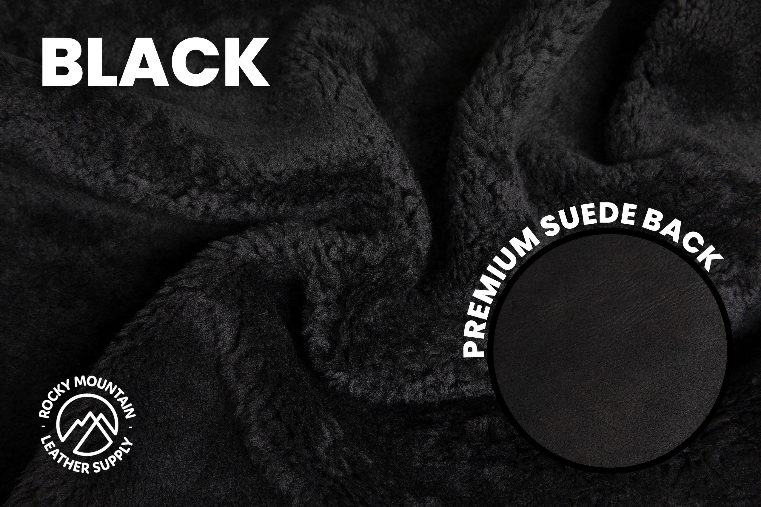 Curly Merino Shearling "Double Face" - Luxury Lambskin Leather (HIDES) - 50% OFF!