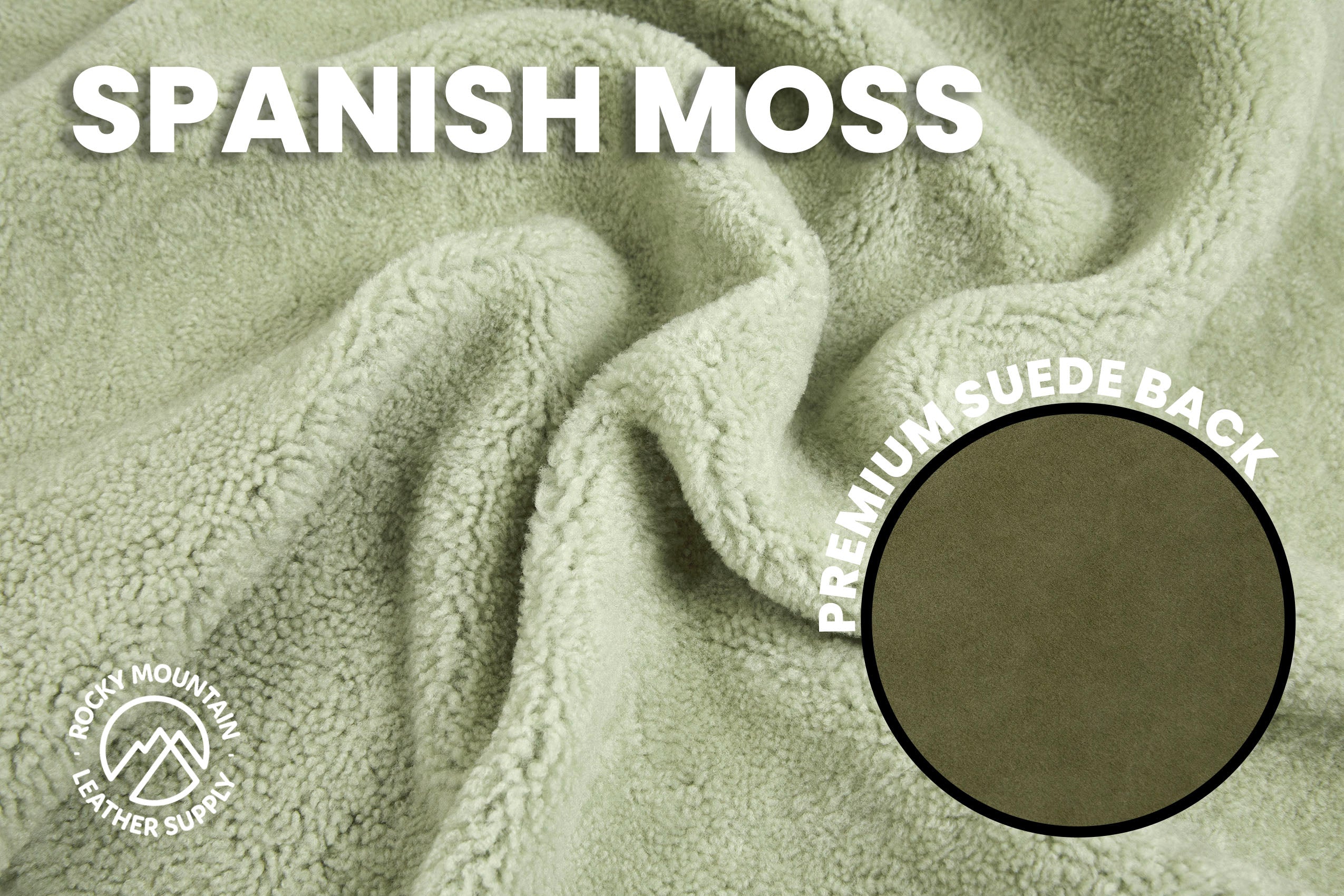 Curly Merino Shearling "Double Face" - Luxury Lambskin Leather (HIDES) - 50% OFF!