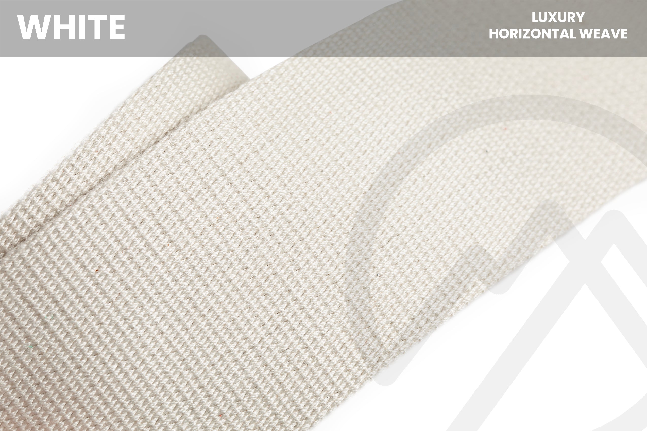 Luxury Straps - Horizontal Weave - Organic Cotton
